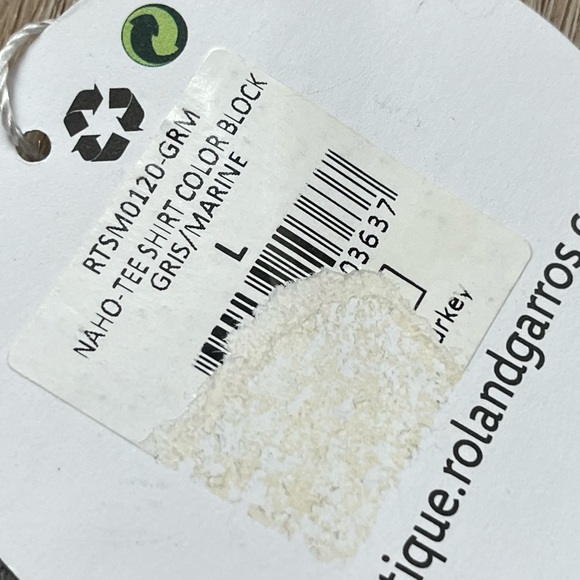 Roland Garros Paris Color Block T-Shirt - Picture 8 of 8